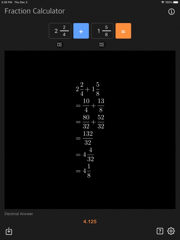Fraction Calculator - Math screenshot 11