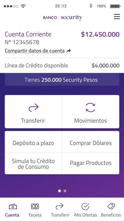 Banco Security screenshot-1