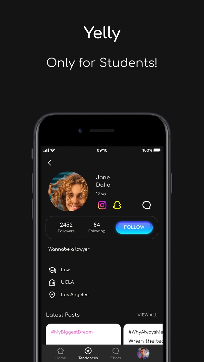 Yelly Tes études, tes potes