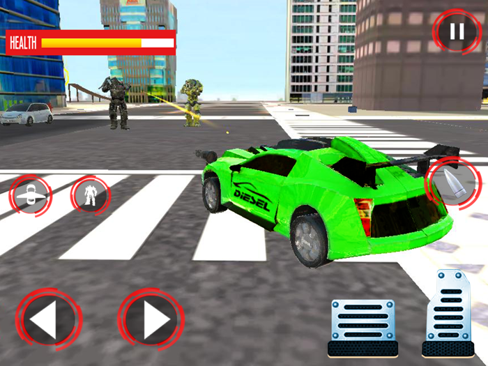 Multi Robot Transform game