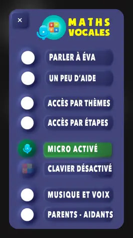 Game screenshot Maths Vocales pour Malvoyants hack