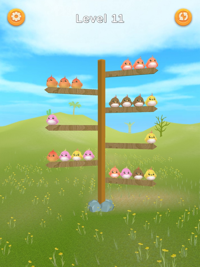 Chicken Sort 3D - Color Sort