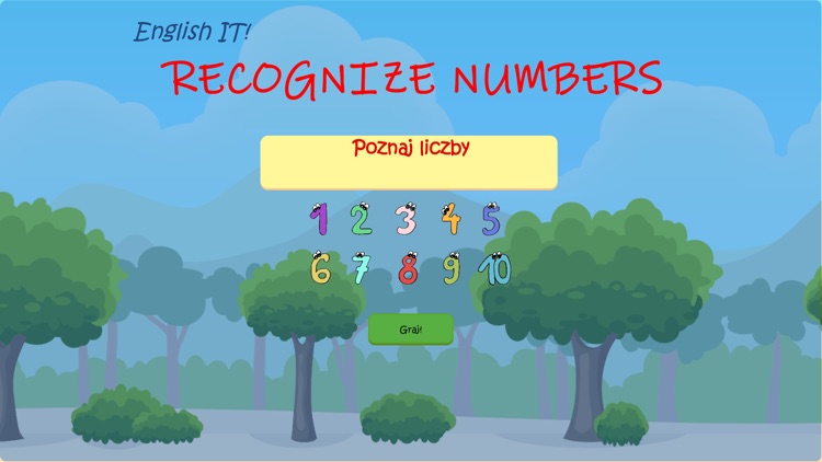 Recognize numbers