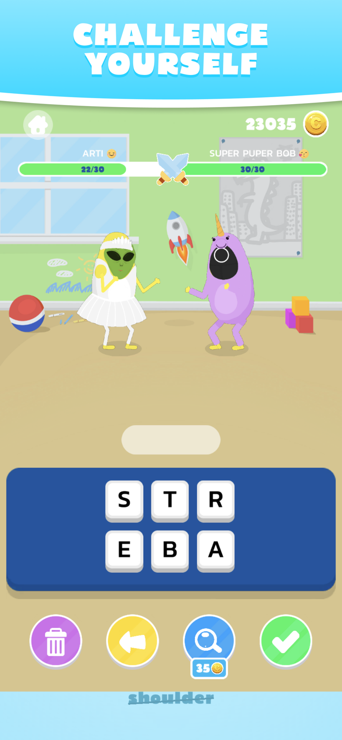 Word war - guess the word