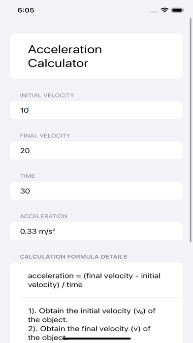 Screenshot #1 pour Acceleration Pro