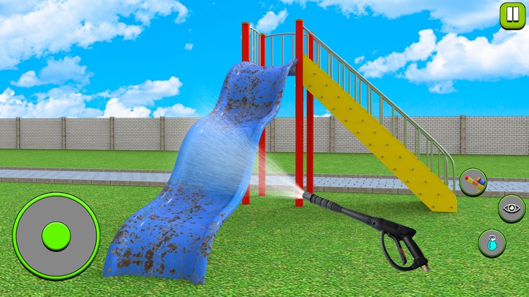 Power Washing Gun Sim Games 3D