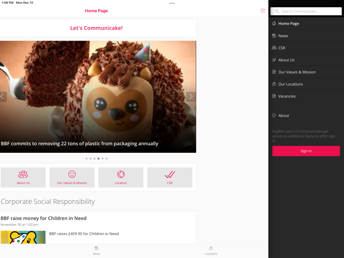 Communicake - baked by BBF