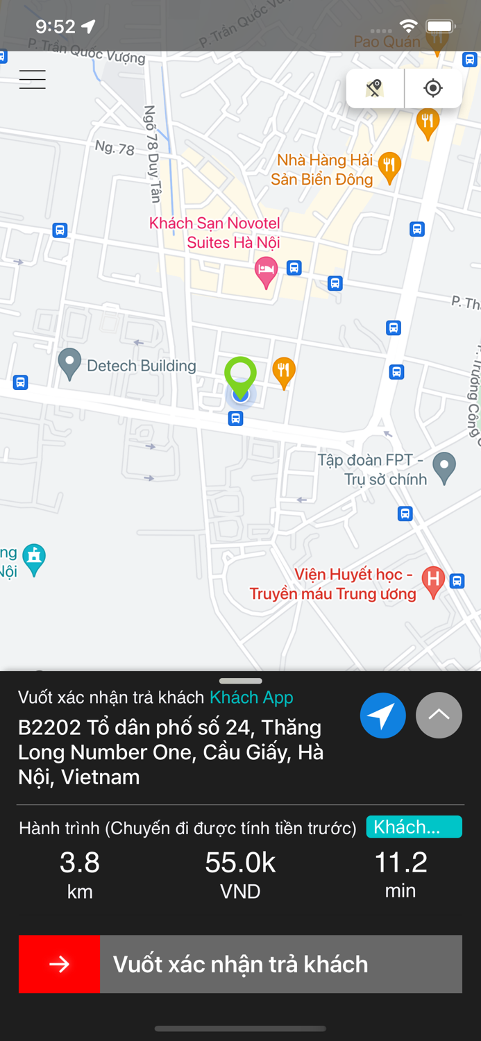 Xanh SM Driver Dành cho tài xế