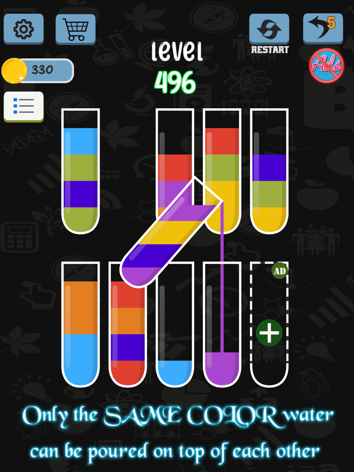 Color Water Sort - Puzzle Game