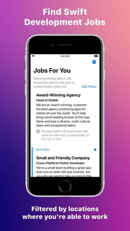 Dev Jobs for iOS Developers