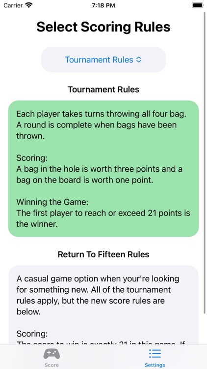 Cornhole Point Keeper