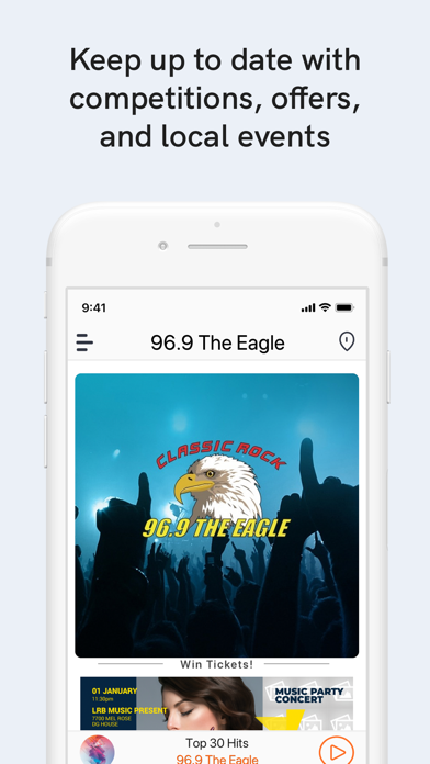 96.9 The Eagle KKGL screenshot 3