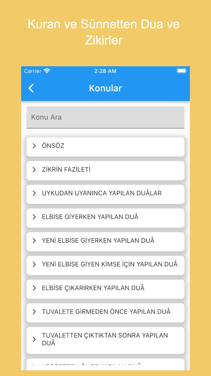 Hisnul Muslim Dua ve Zikirler