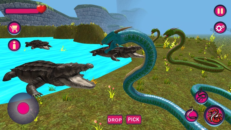 Wild Snake Anaconda Cobra Game screenshot-3