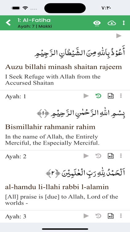 Al-Quran Ayat by ayat tafseer screenshot-7