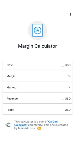 Game screenshot Margin Calculator - CalCon mod apk