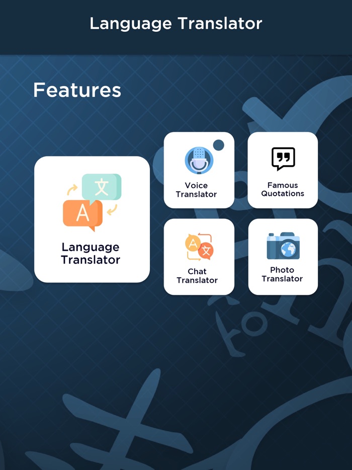 Text Language Translator Photo