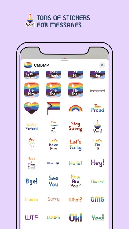 Call Me By My Pronoun-Sticker screenshot-3