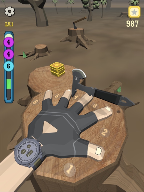 Knife Game - Stab Fingers screenshot 2