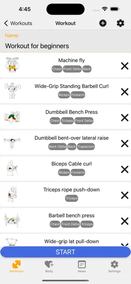 Game screenshot Workouts - TrainingDay hack