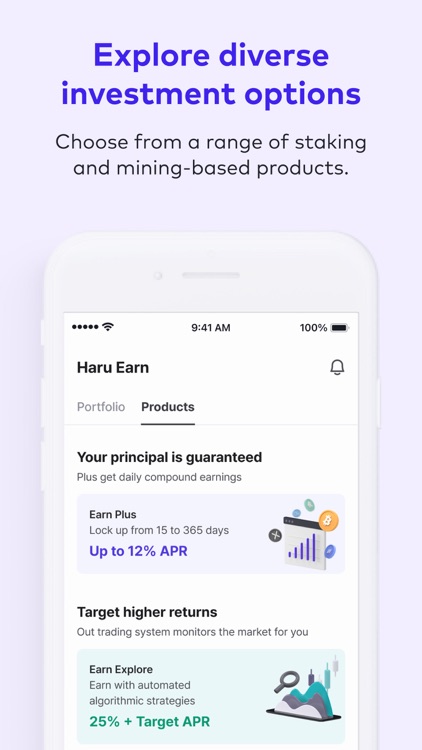 Haru Invest: Earn Crypto & BTC screenshot-3