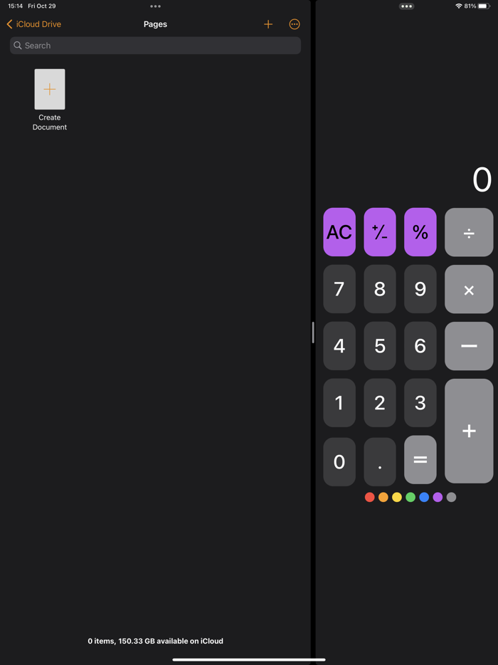 - Calculadora para iPad -