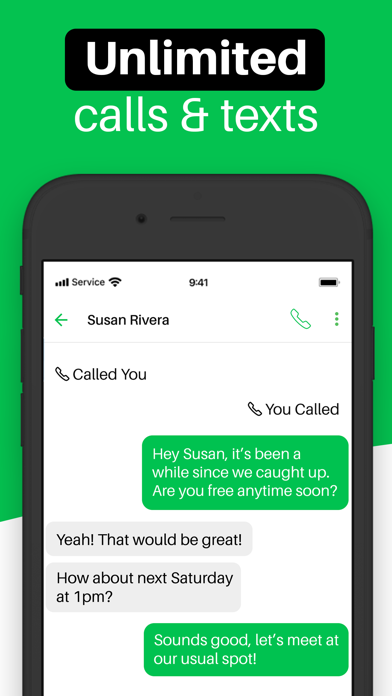Sideline: 2nd Phone Number App Screenshot
