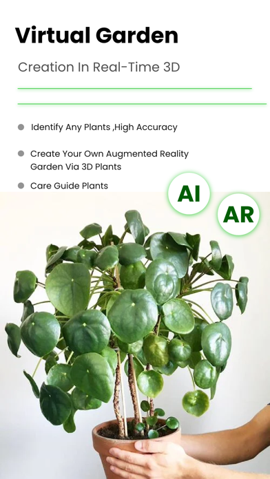Plant Id Via Augmented Reality Screenshot