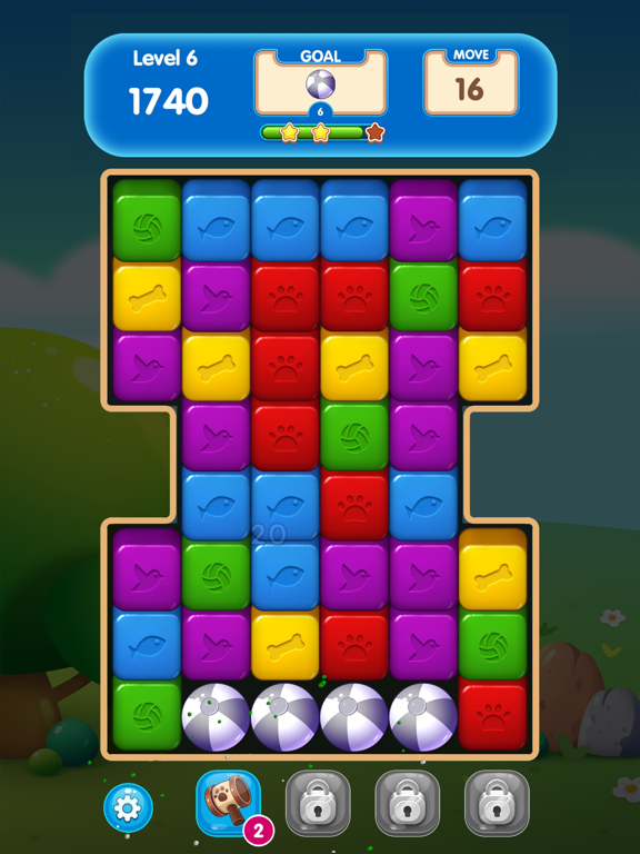 Pet Blast : Joyful Cube Blocks screenshot 2