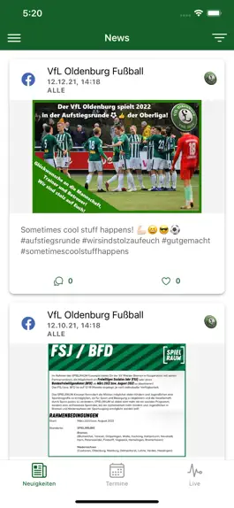 Game screenshot VfL Oldenburg Vereinsapp mod apk