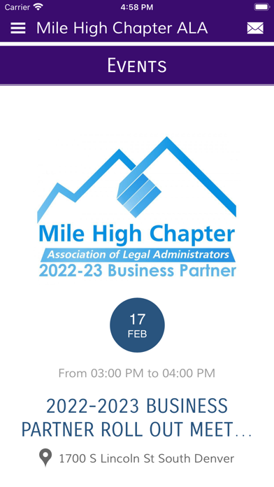 How to cancel & delete Mile High Chapter ALA from iphone & ipad 1