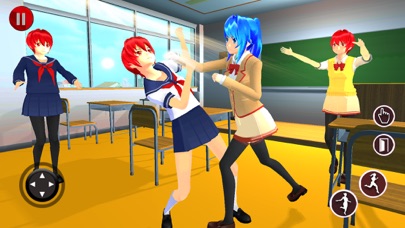 Sakura Anime School Girl Life Screenshot on iOS