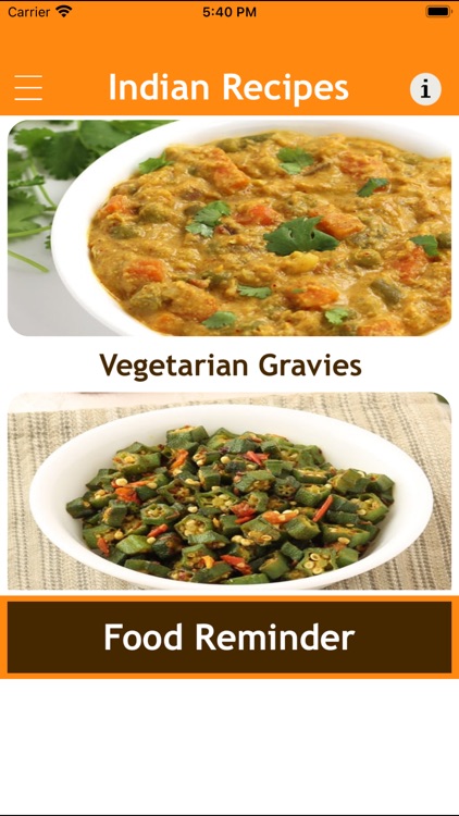 Indian Recipes - Food Reminder