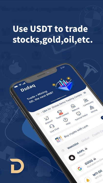 Dsdaq - Buy stock with Bitcoin