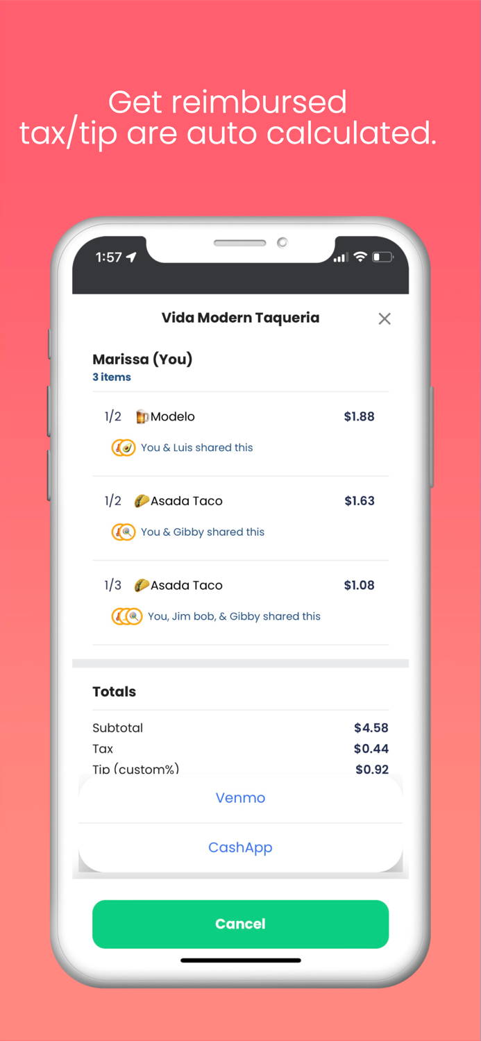 splyt split the bill