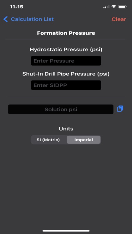 Petroleum Field Calculator