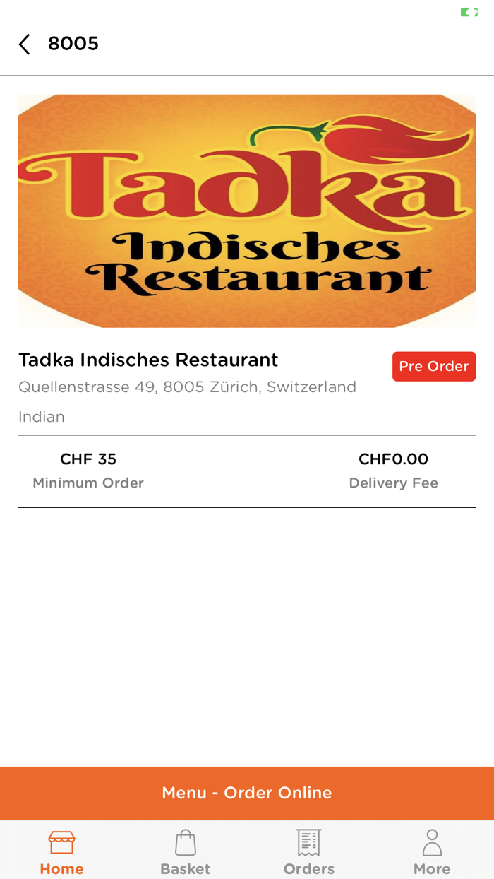 Tadka Indisches Restaurant