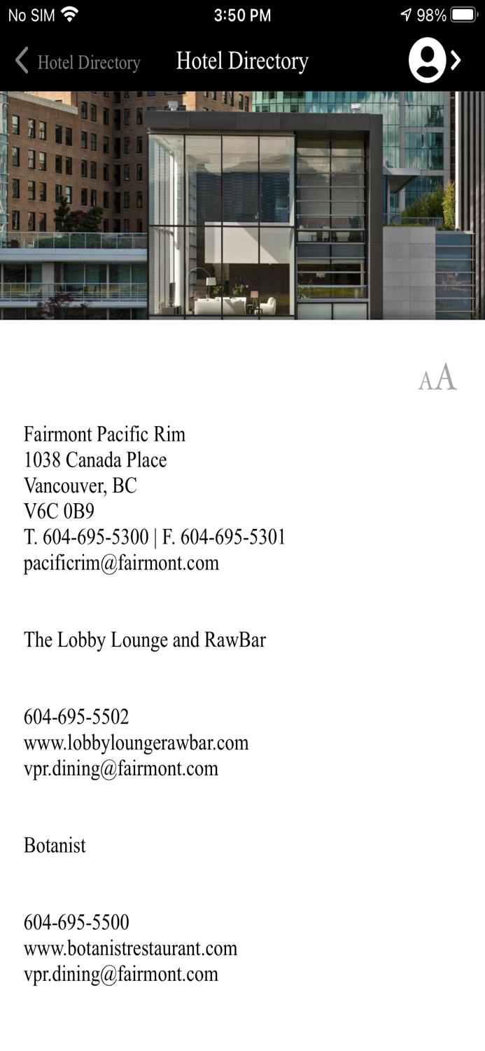 Fairmont Pacific Rim