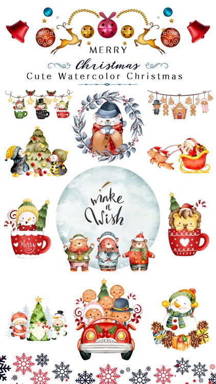 Cute Watercolor Christmas