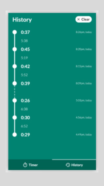 Contraction Timer App.