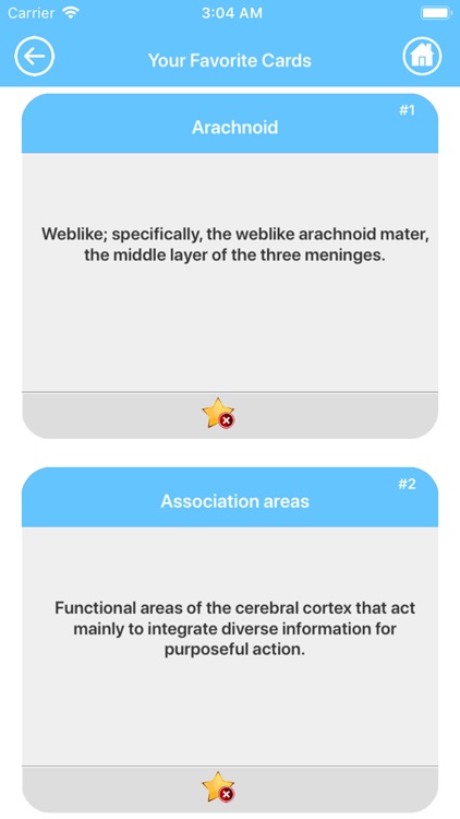 Nervous System Study Cards screenshot-5