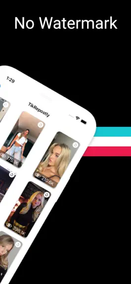 Game screenshot TikRepost - save tiktok videos apk