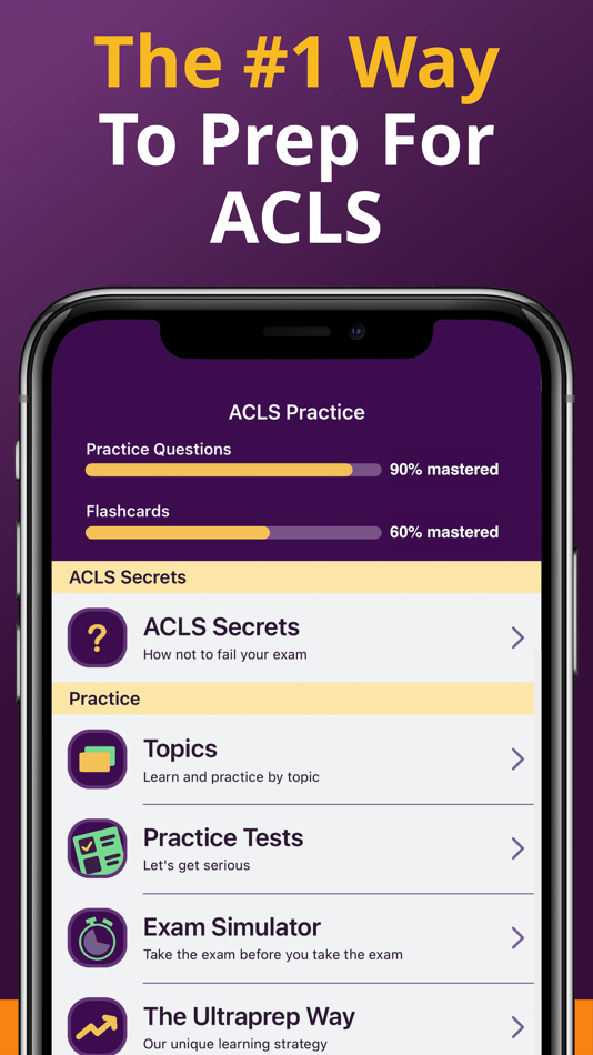 ACLS Practice Tests 2023 de FLUENT AAC TECHNOLOGY S.R.L. (iOS