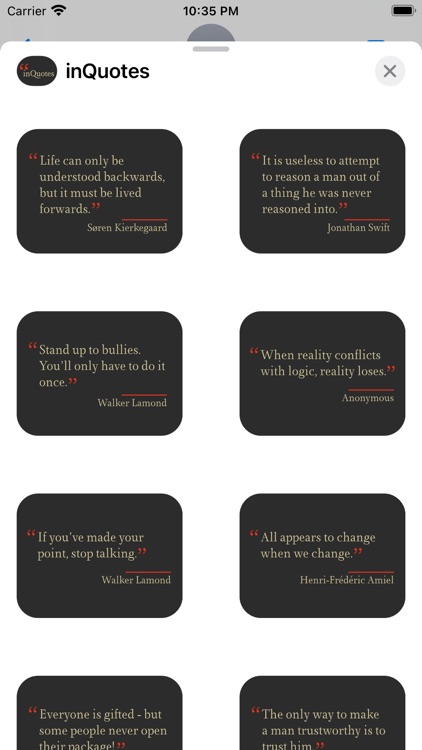inQuotes