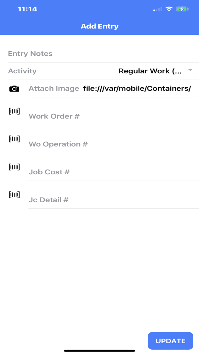 OpenPro ERP TimeCard with Jobs