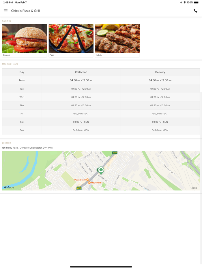 Chicos Pizza and Grill