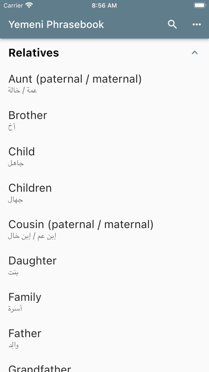 Yemeni Phrasebook screenshot-3
