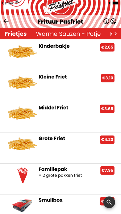 Frituur Pasfriet screenshot 3