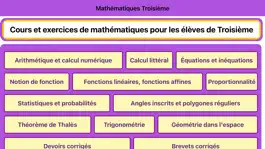 Game screenshot Maths troisième mod apk