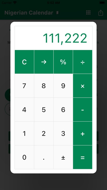 Nigerian Calendar 2022 screenshot-8